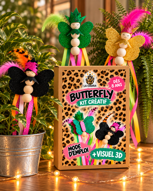 Kit créatif BUTTERFLY dès 8 ans